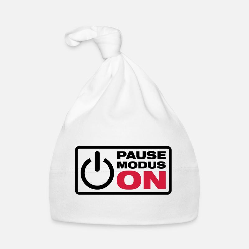pause_modus_on_f2 Organic Baby Cap