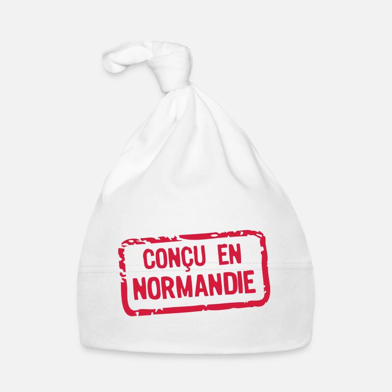 designed label Normandy Organic Baby Cap