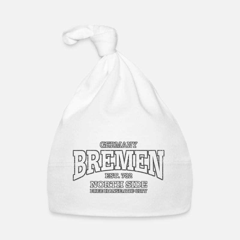 Brême (à l'ancienne blanc) Bonnet bio Bébé