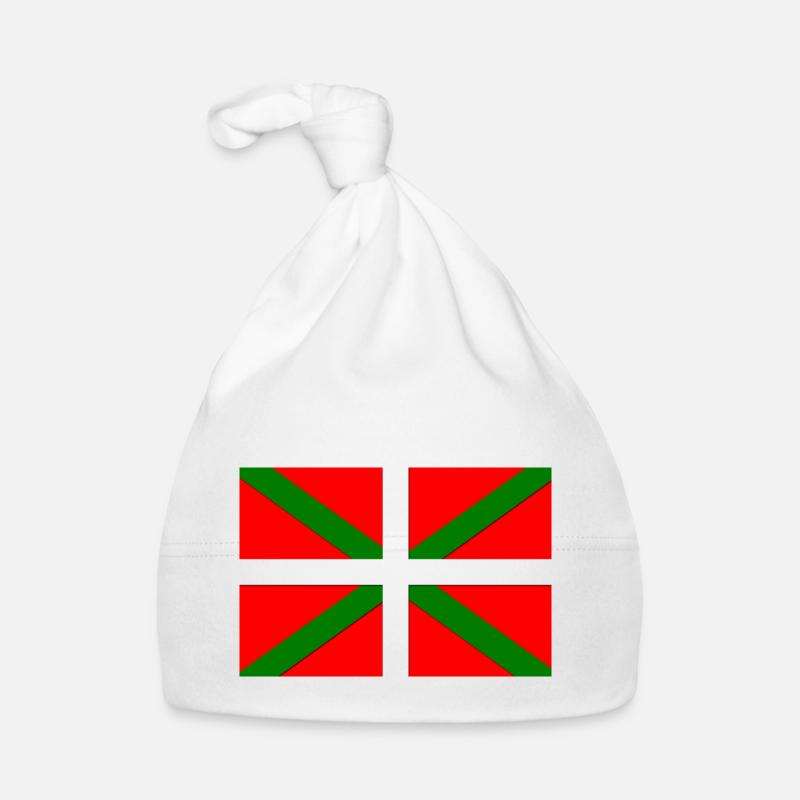 Drapeau Basque Bonnet bio Bébé