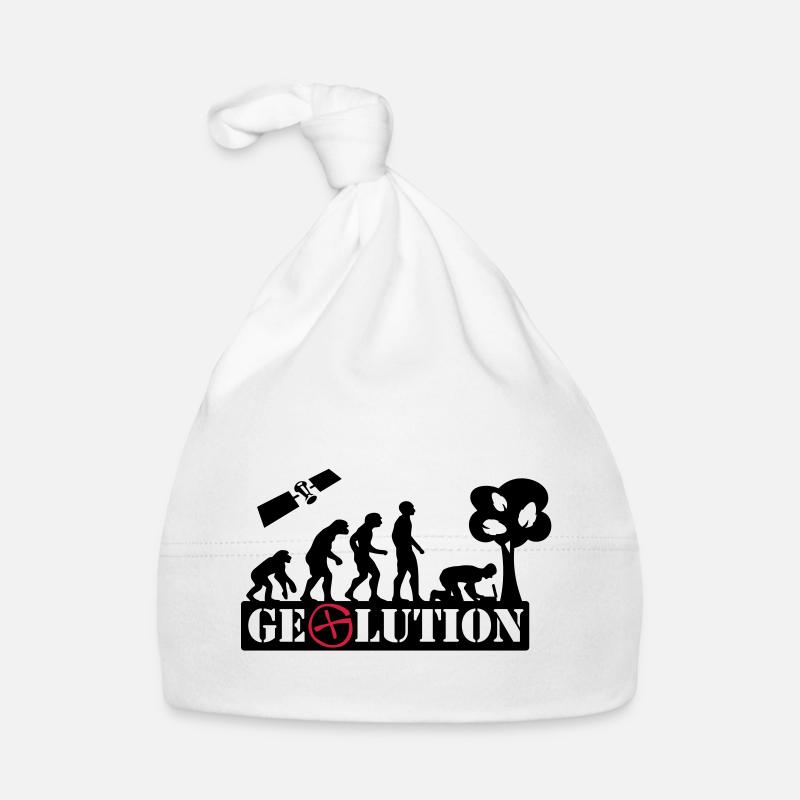 Geolution - 2color - 2O12 - Baby Bio-Mütze - Weiß