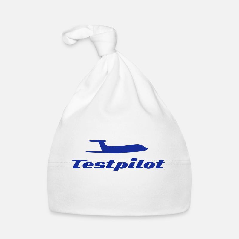 testpilot_a - Organic Baby Cap - white