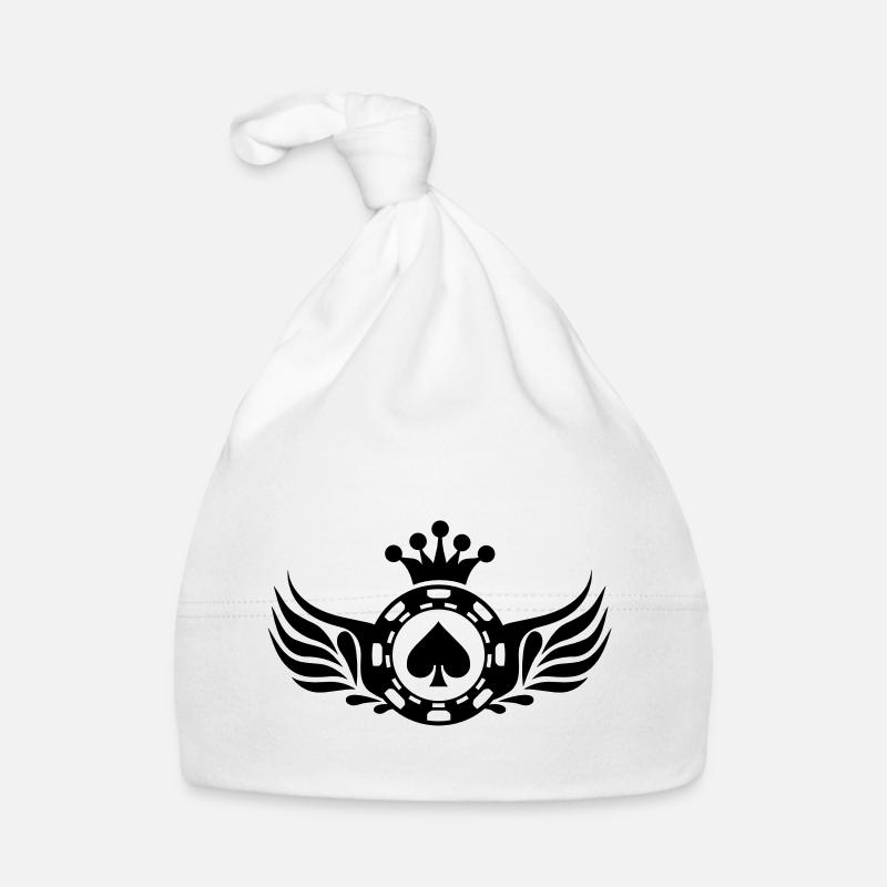 poker_ace_shield Baby Bio-Mütze