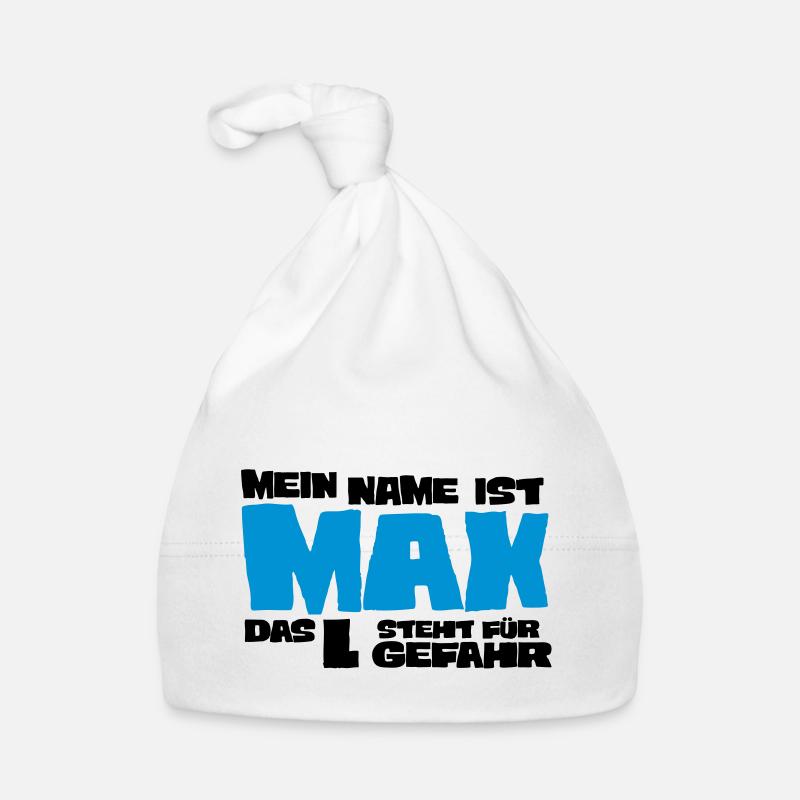 max - Baby Bio-Mütze - Weiß