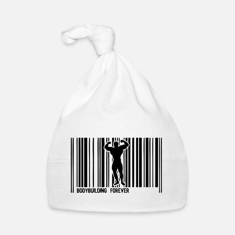 Code barre4 Bodybuilding immer Muskulatur Baby Bio-Mütze