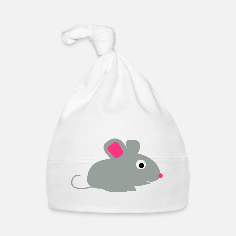 maus Baby Bio-Mütze