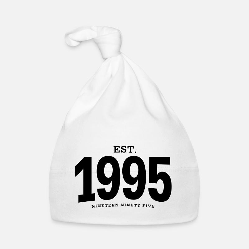 EST. 1995 Nineteen Ninety Five Organic Baby Cap