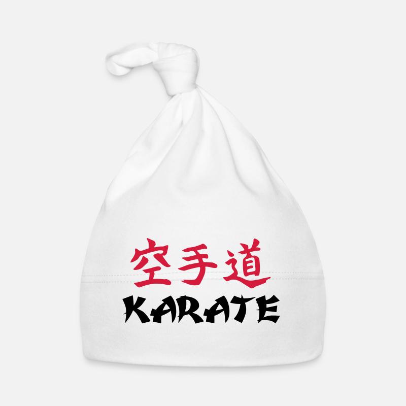 karate_trad - Bonnet bio Bébé - blanc