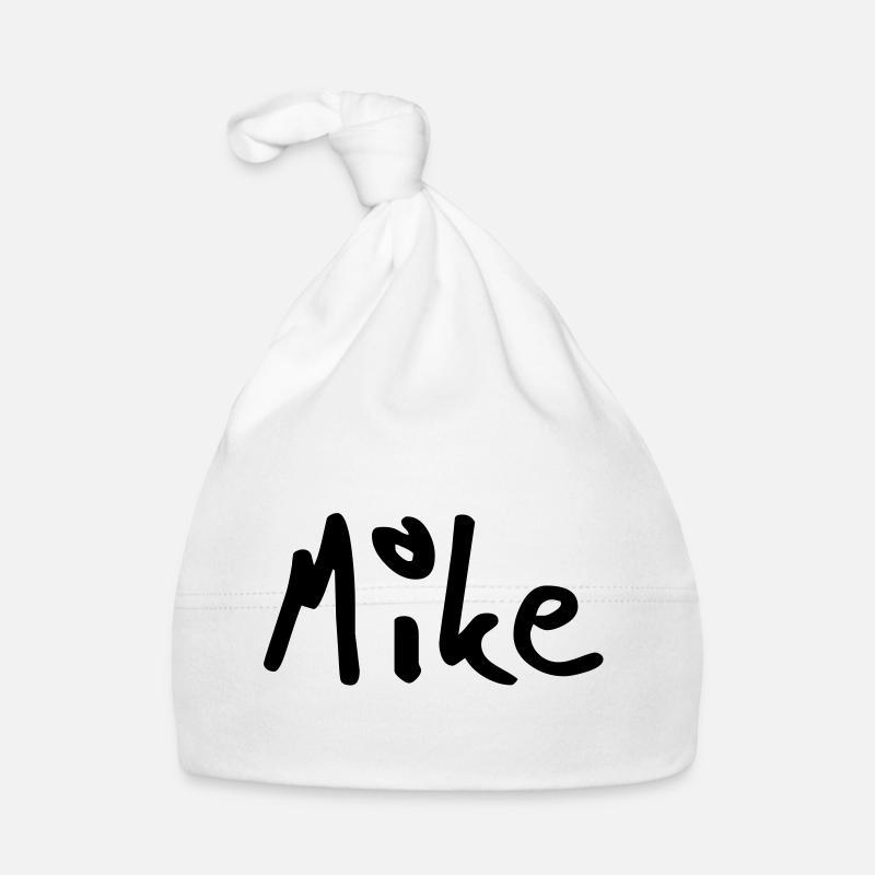 mike - Baby Bio-Mütze - Weiß