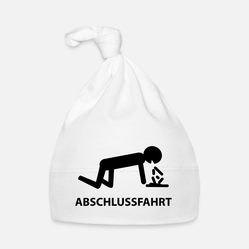 abschlussfahrt - Baby Bio-Mütze - Weiß