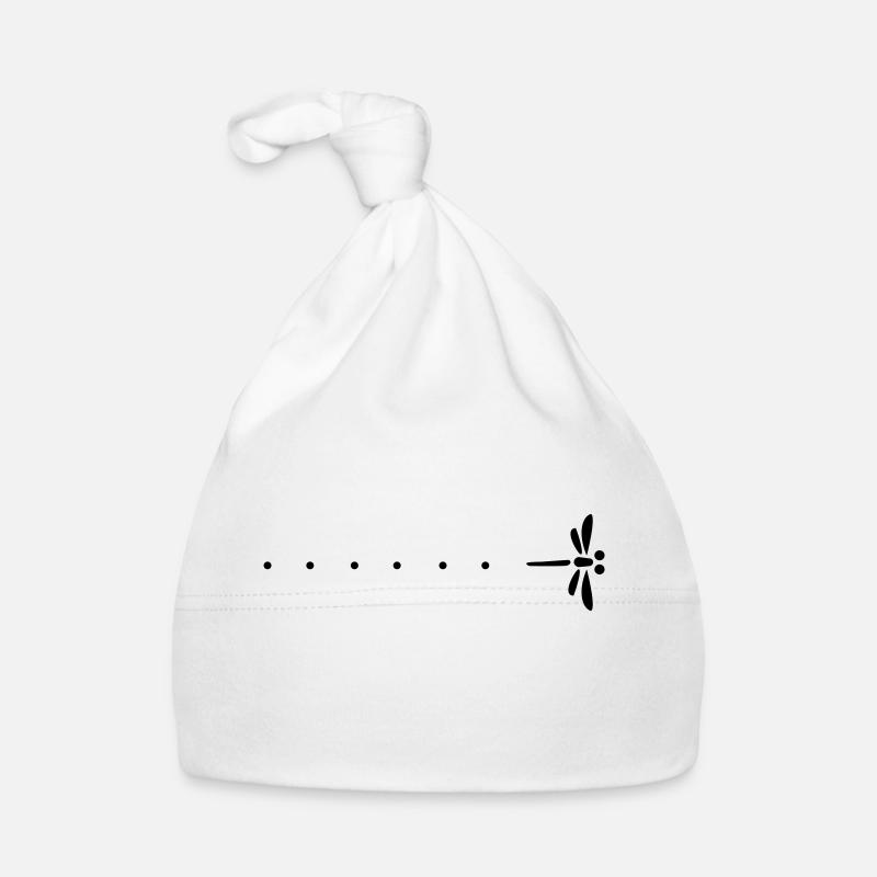 Passage de libllule et étonnement Bonnet bio Bébé