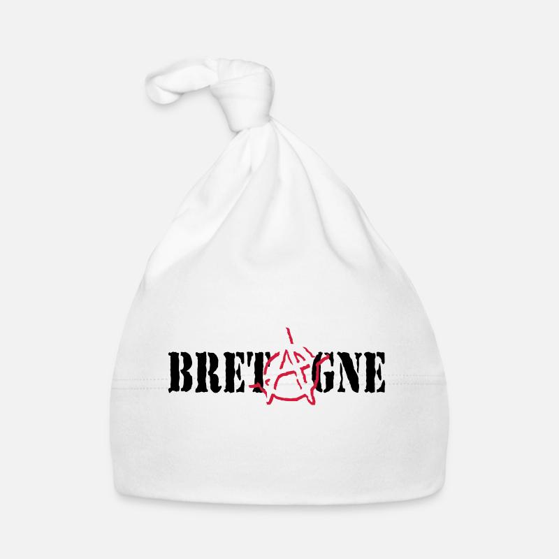 Anarchy Bretagne - Bonnet bio Bébé - blanc