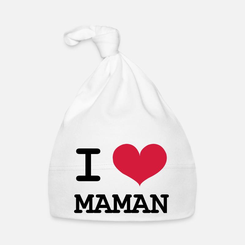 Ich liebe Mama! Baby Bio-Mütze