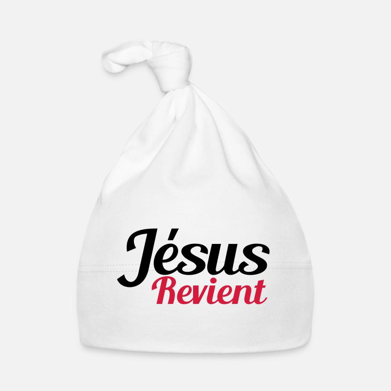 Jesus comes back Organic Baby Cap