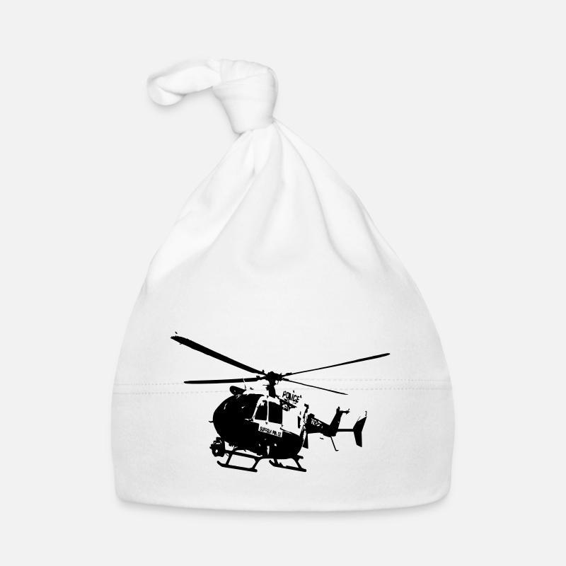 helicoptere ec 145 police type dragon Bonnet bio Bébé