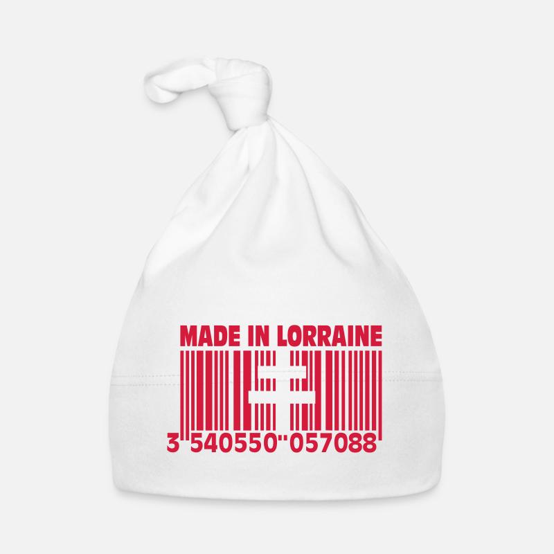 Made in Lorraine II - Organic Baby Cap - white