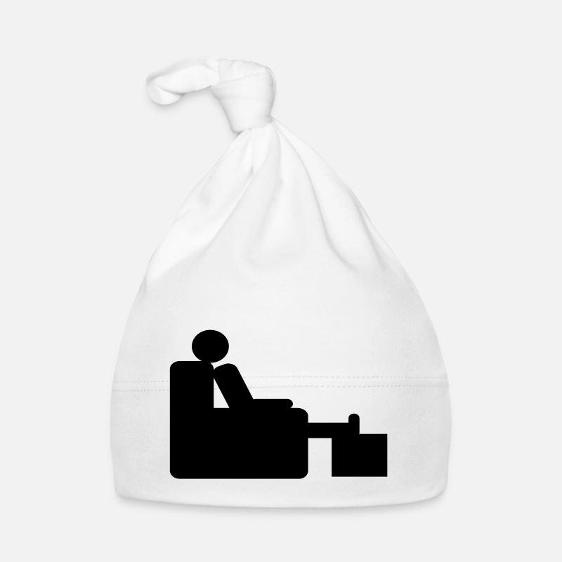 sofa - Baby Bio-Mütze - Weiß