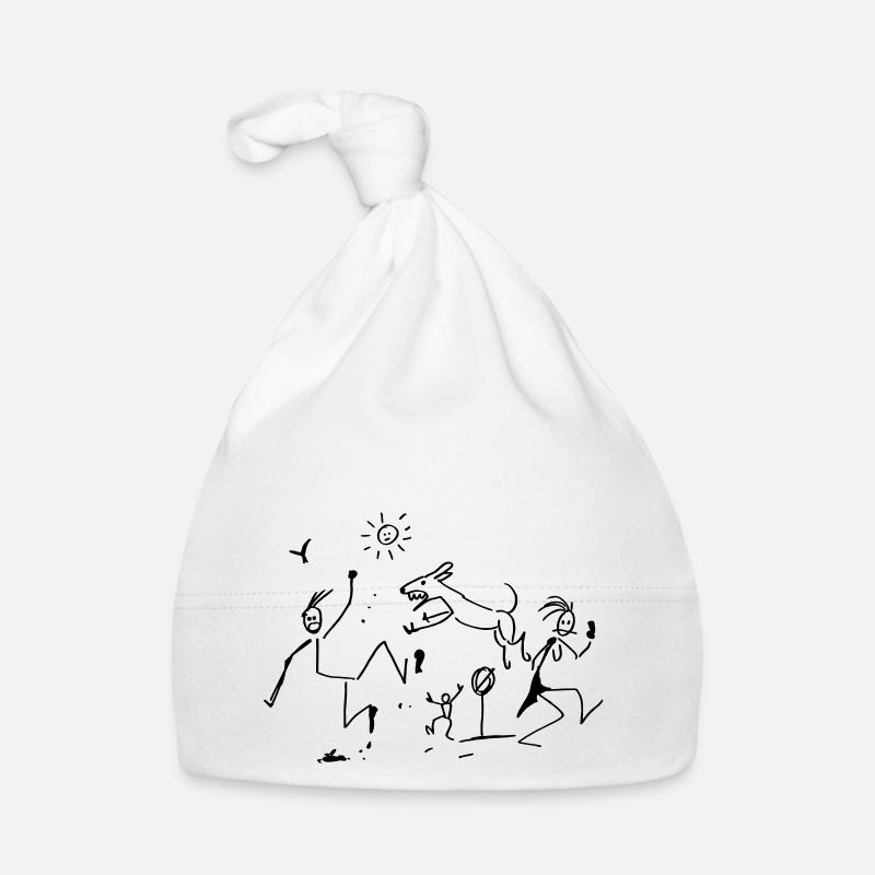 Abstrakte Kunst Baby Bio-Mütze