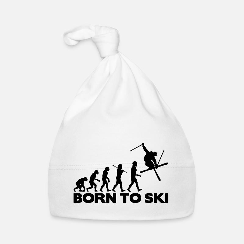 skier evolution born to ski 01 Bonnet bio Bébé