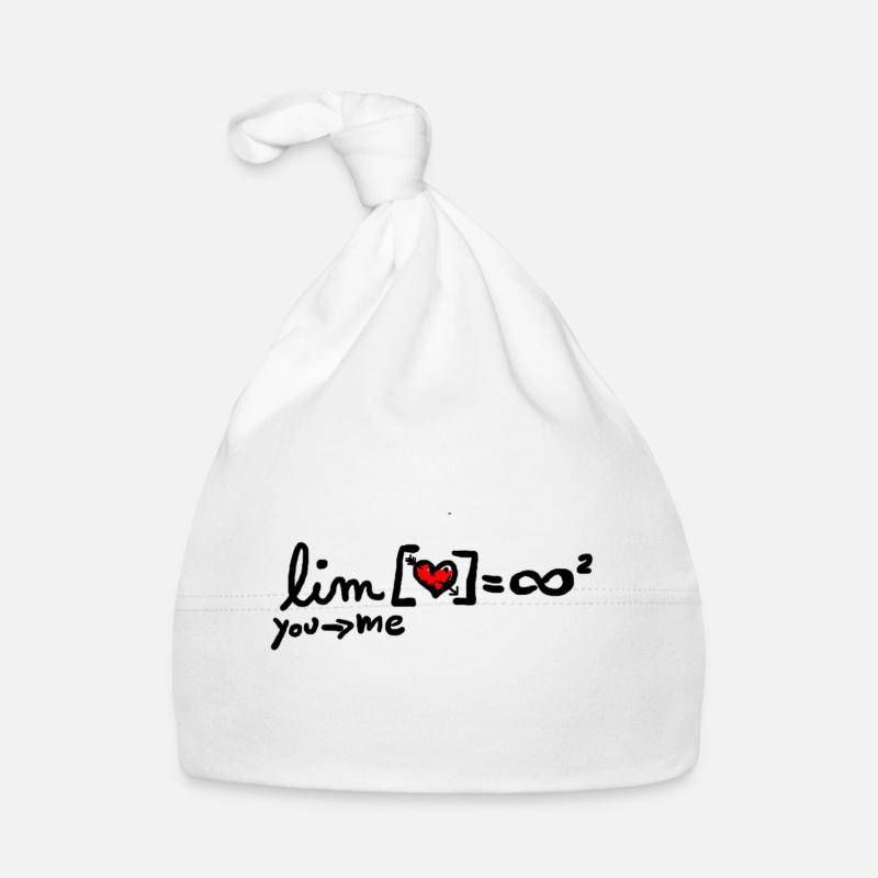 love equation - Bonnet bio Bébé - blanc