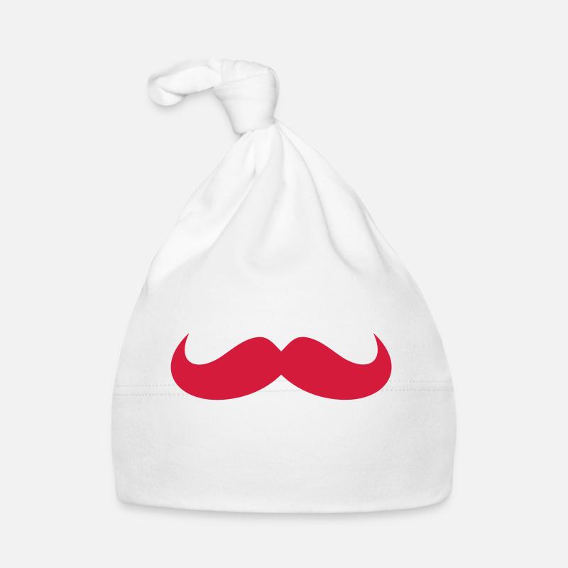 mustache Organic Baby Cap