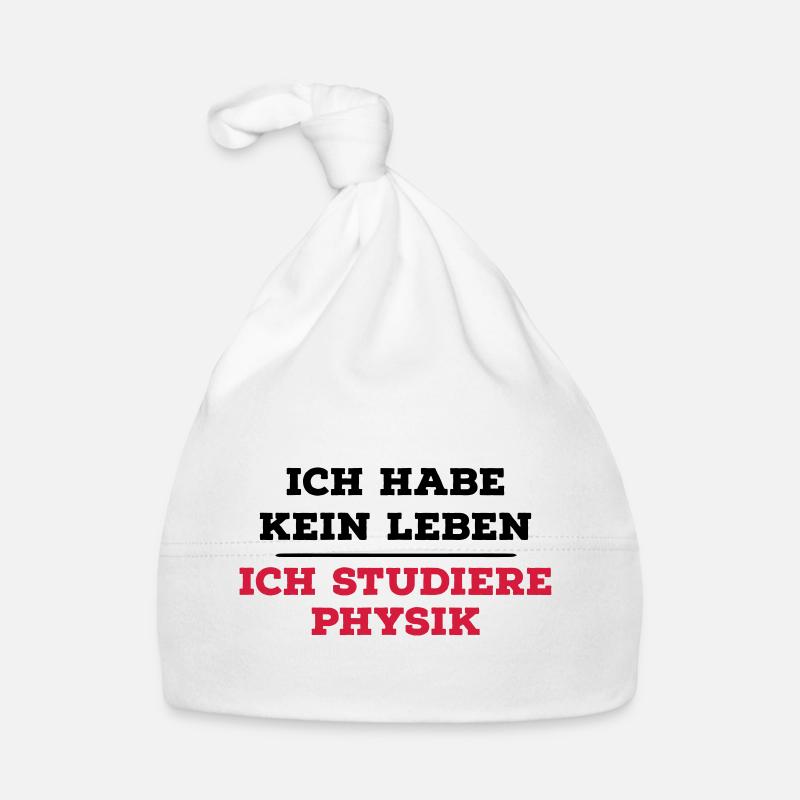 Physik - Baby Bio-Mütze - Weiß
