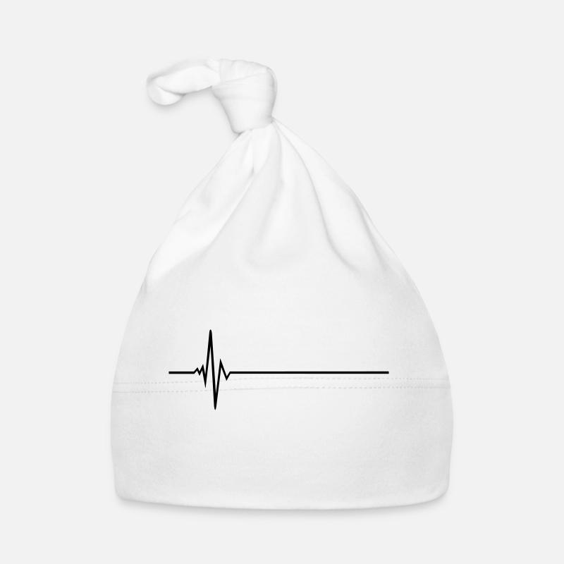 Puls - Frequenz - Baby Bio-Mütze - Weiß