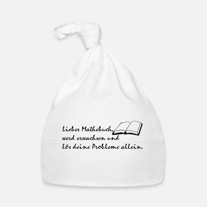 Math book Organic Baby Cap