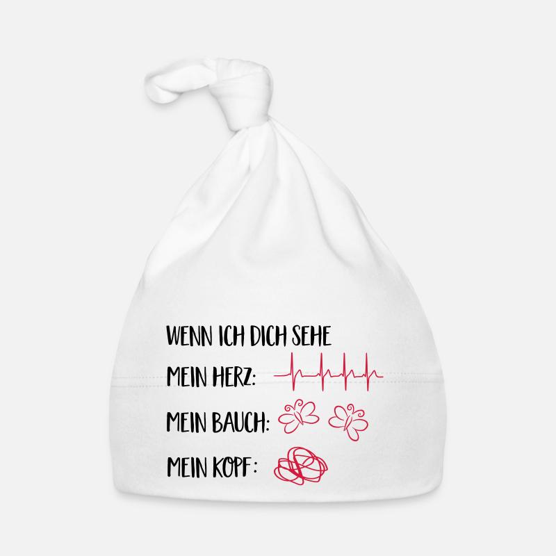 verliebt Baby Bio-Mütze