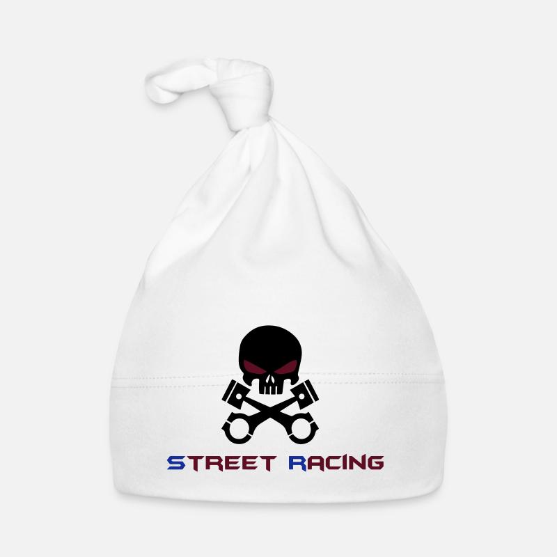 STREET RACING - Bonnet bio Bébé - blanc