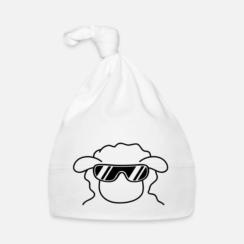 Cool Sheep Head Organic Baby Cap