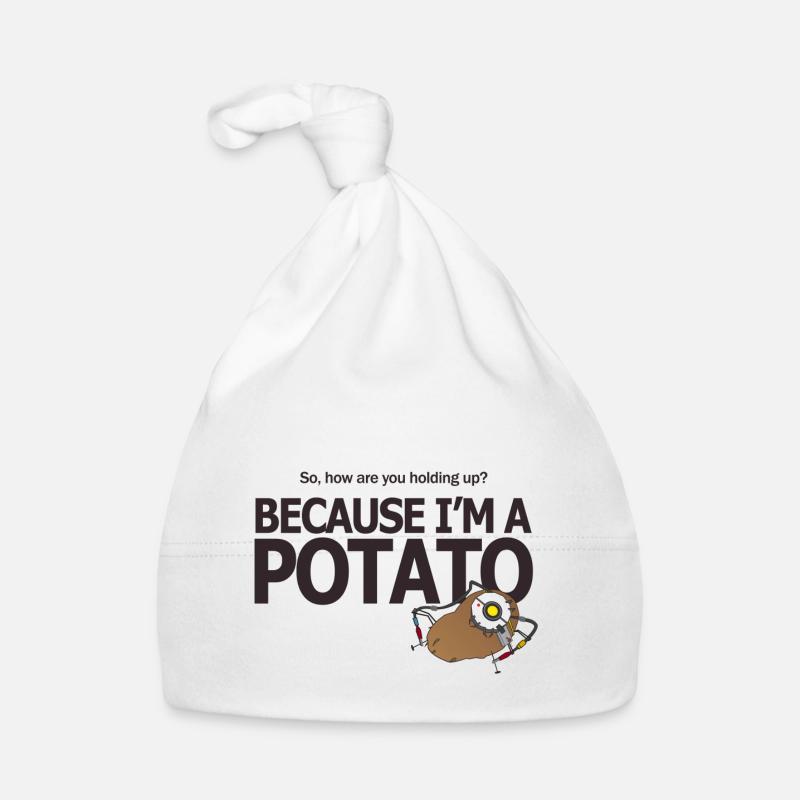 Hello Potato - Bonnet bio Bébé - blanc