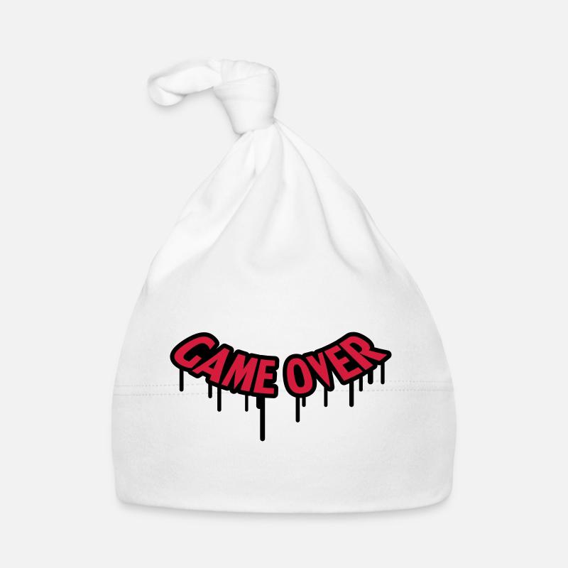 Game Over Graffiti - Organic Baby Cap - white