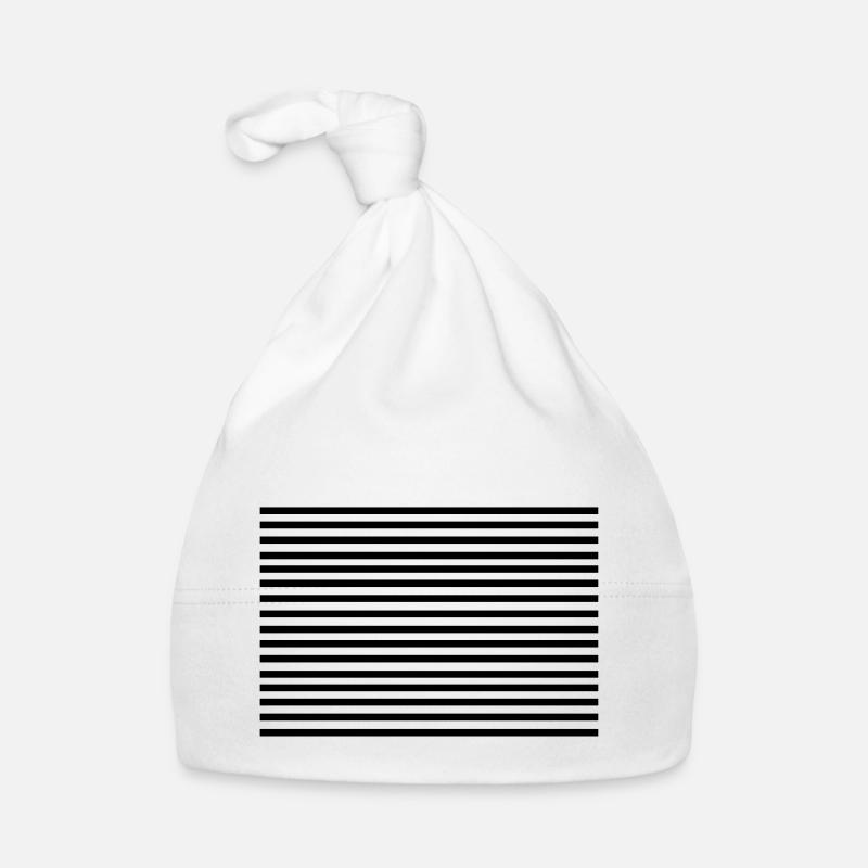 horizontal_lines Baby Bio-Mütze