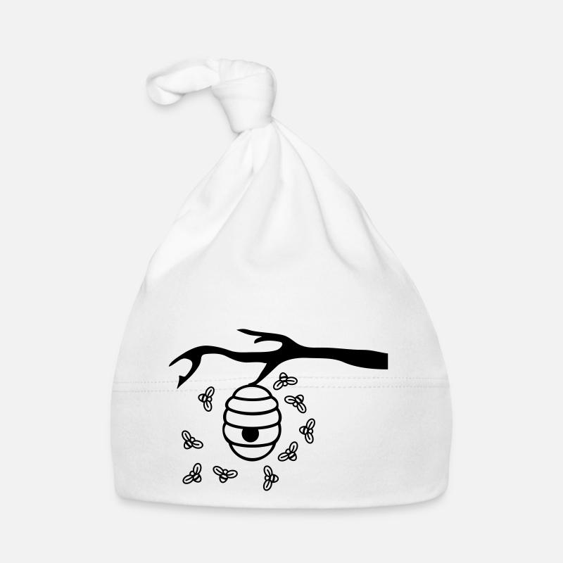 Beehive Branch Organic Baby Cap