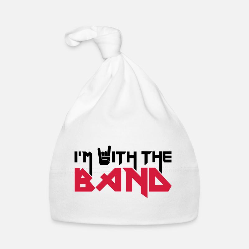 Ik ben met de band Bio-muts voor baby's