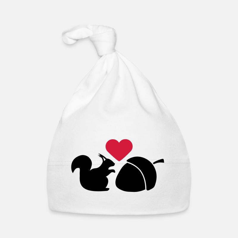Squirrel Nut Love Baby Bio-Mütze