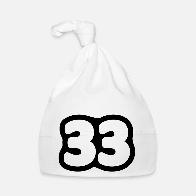 33. // Geburtstag // Hochzeitstag // Jubiläum Baby Bio-Mütze