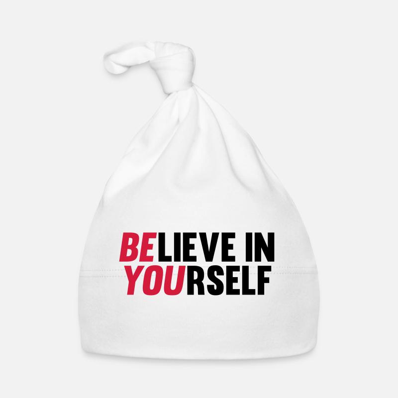 Believe in Yourself Baby Bio-Mütze