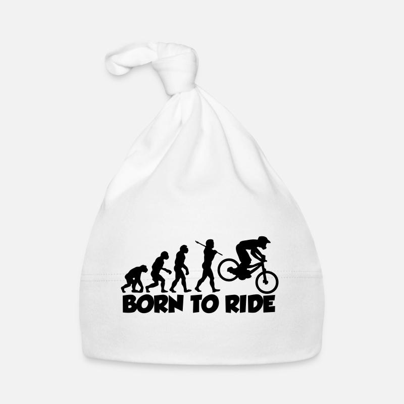 mtb evolution downhill born to ride Baby Bio-Mütze