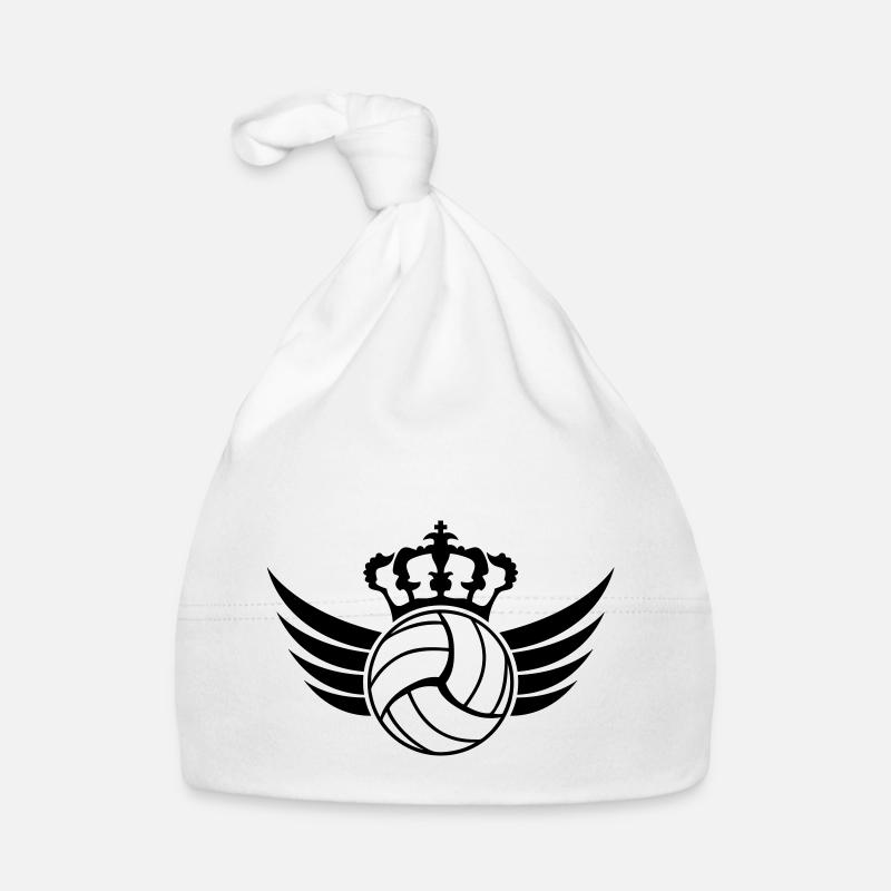 Volleyball Blazon Design Organic Baby Cap