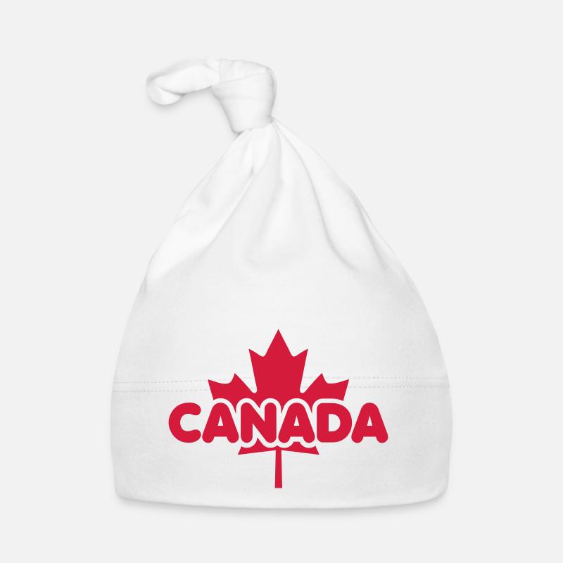 CANADA Feuille d'érable Bonnet bio Bébé