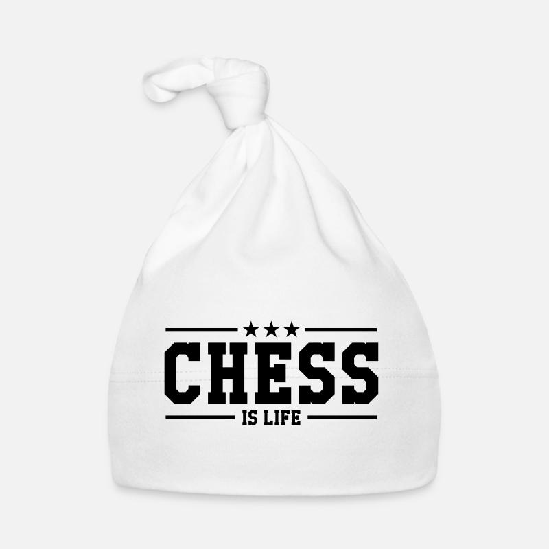 Chess is life Baby Bio-Mütze