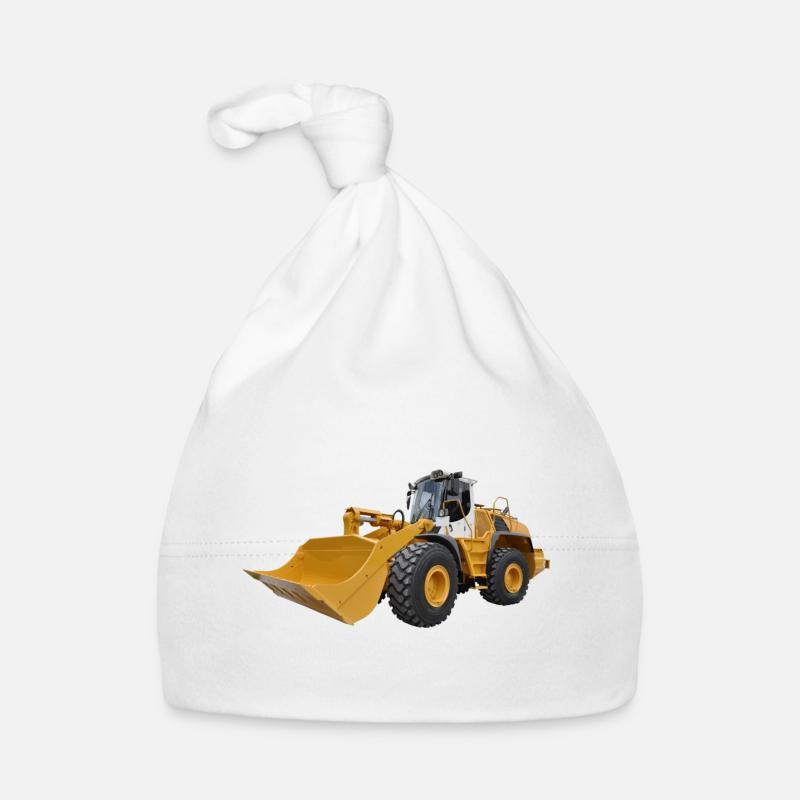 wheel loader Organic Baby Cap