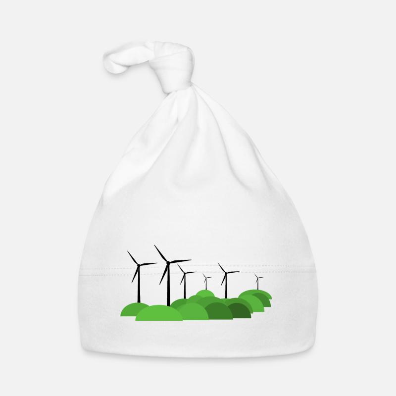 Éolien - Bonnet bio Bébé - blanc