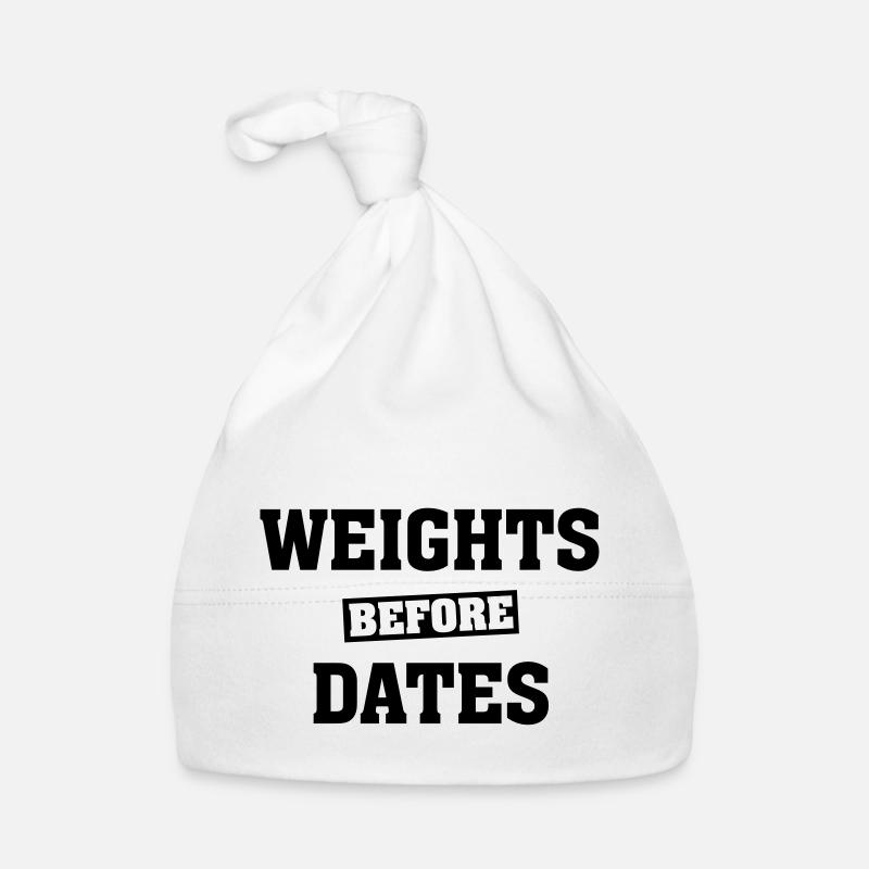 Weights Before Dates Organic Baby Cap