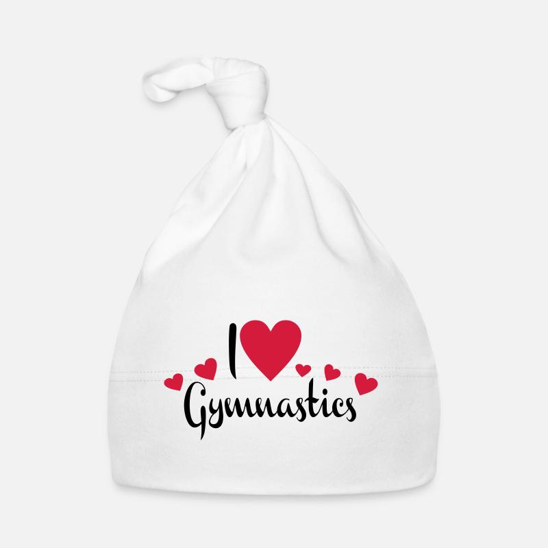 Gymnastique - Bonnet bio Bébé - blanc