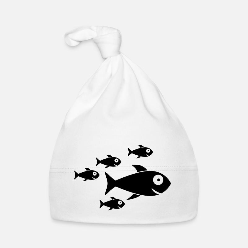 Fish Swarm Baby Bio-Mütze