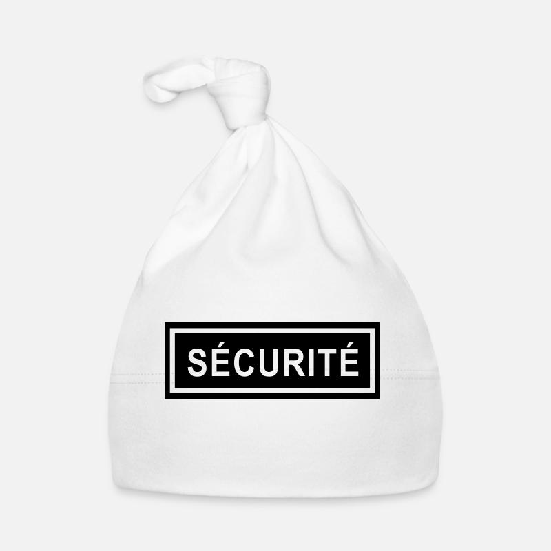 Ecusson Sécurité horiz Bonnet bio Bébé