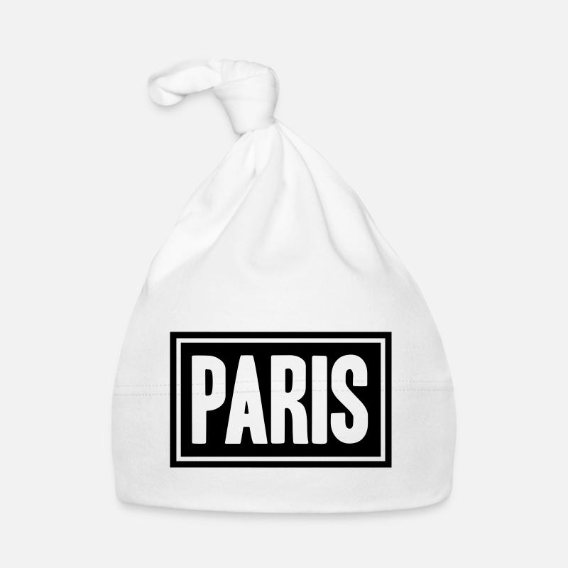 Paris Design - Bonnet bio Bébé - blanc